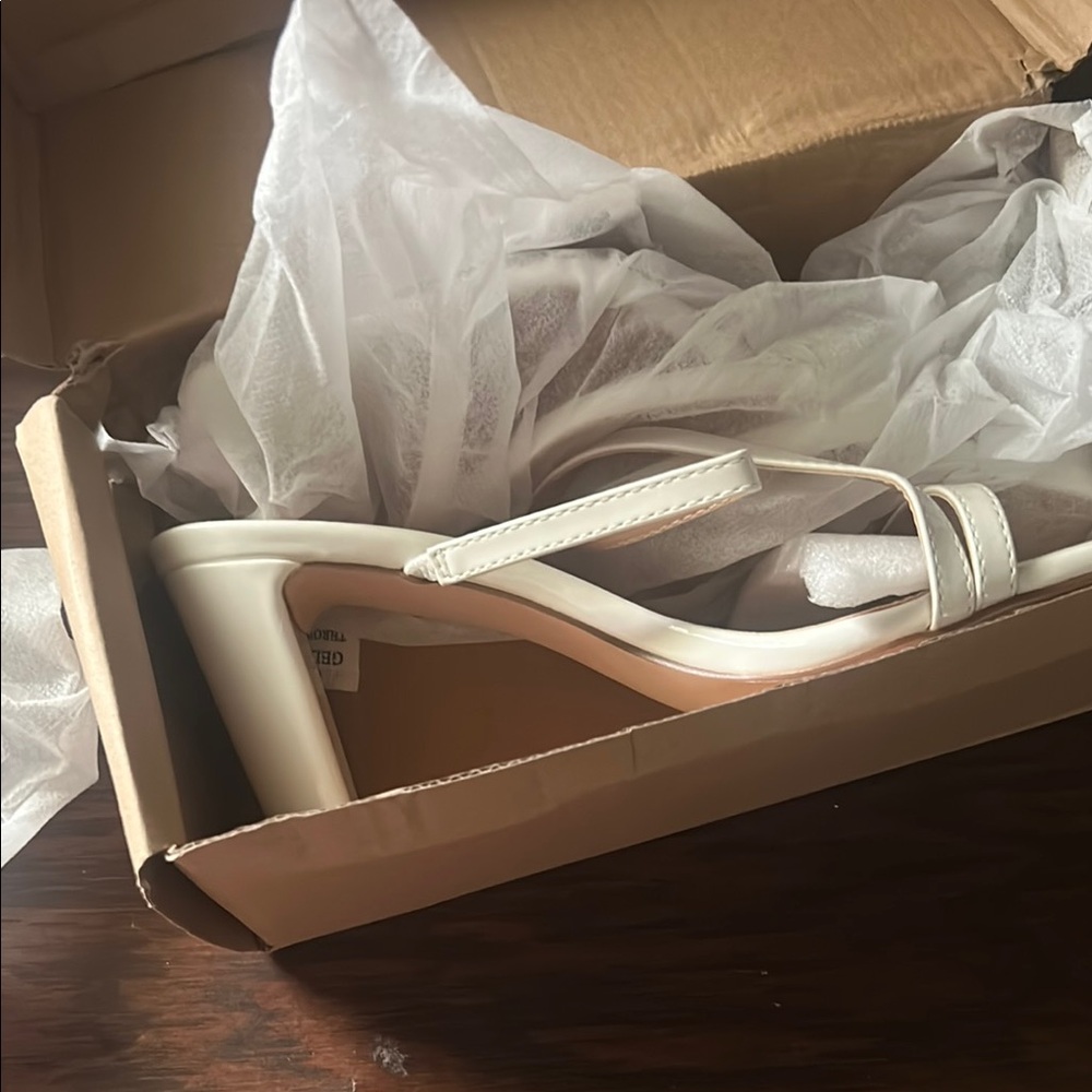 Elegant White Women's Heels